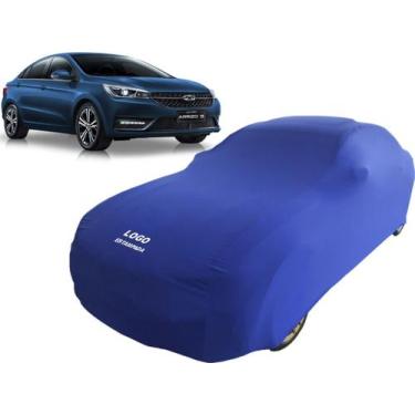 Imagem de Capa De Carro Em Tecido Para Chery Arrizo 5e - Mz, Azul