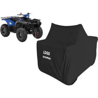 Imagem de Capa Com Elástico Para Quadriciclo Yamaha Kodiak 450 Eps - Mz, Preta
