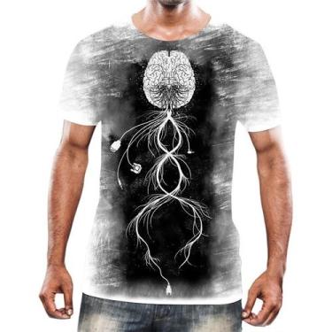Imagem de Camiseta Camisa Cérebro Inteligência Mental Psicologia HD 7 - Enjoy Sh
