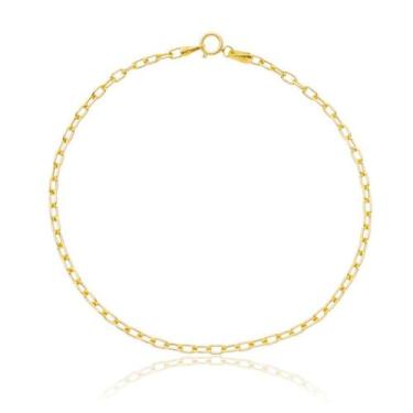 Imagem de Pulseira Cadeado Premium Unissex Ouro 18k 750 - Thile Jóias