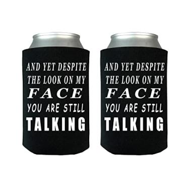 Imagem de Rogue River Tactical Engraçado Sarcástico e Ainda Brincadeira Lata de Cerveja Dobrável Garrafa Bebida Cooler Mangas 2 Pacote