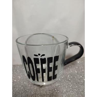 Imagem de Caneca Xícara Jumbo de Vidro, 450ml