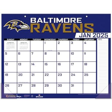 Imagem de Calendário de mesa Turner Sports Baltimore Ravens 2025 22x17 (25998061528)