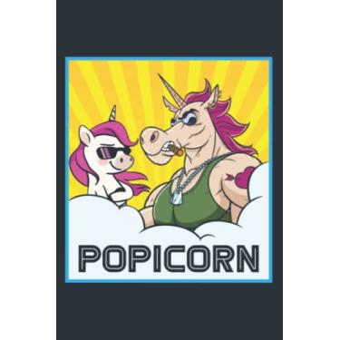 Imagem de Funny Popicorn Dad Grandpa Pops Papi Fantasy: Study Notebook, 6 x 9 inches, 120 pages