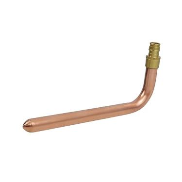 Imagem de Extensão de cobre de 3/10.2 cm Pex-A, 3/10.2 cm x 20.3 cm reto F1960 encaixe de cotovelo sem chumbo latão, para uso em conexão Pex-A-Tubing