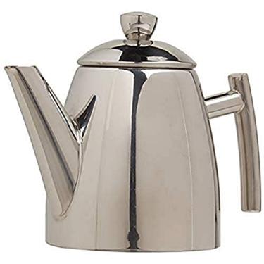 Imagem de Frieling Bule de chá de aço inoxidável 18/8 EUA com infusor, aquecedor de chá com infusor de bule para chá solto, 400 ml