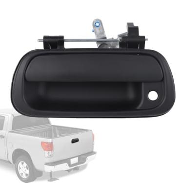 Imagem de CNSPEED Conjunto de alça de trava de porta traseira com fechadura compatível com Toyota Tundra 2000-2006 substitui 69090-0C010 69090-0C030-C0
