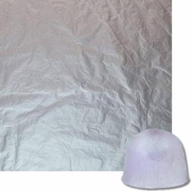 Imagem de 300 Folha Papel Chumbo 8x7,8 Cm Prata Embalagem P/ Bombons - Laleti