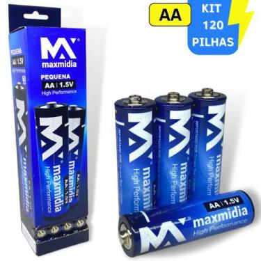 Imagem de 120 Pilhas AA Comum 1,5v Kit 2 Caixa P/ Brinquedo Eletrônico - Amoria