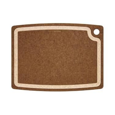 Imagem de Epicurean Tábua de corte Gourmet Series, 44,5 cm por 33 cm, noz-moscada/natural