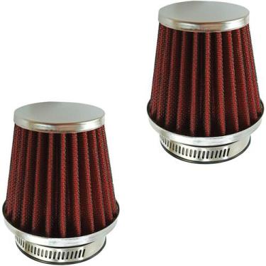 Imagem de Kit 2 filtros de ar esportivo 54mm CB400 CB450 CBR400 CBR450 RD350 alt