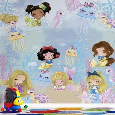 Imagem de Papel de Parede Princesas da disney AL 58 - AloPapers, 3,50m de largur