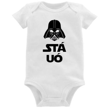 Imagem de Body Bebê Stá Uó - Foca na Moda, Branco, M