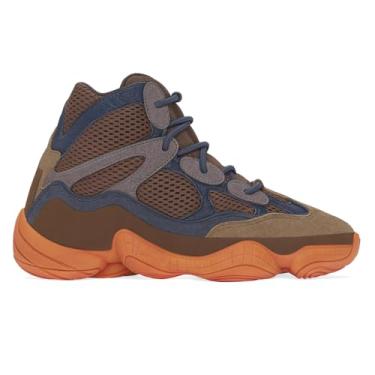 Imagem de adidas Tênis masculino Yeezy 500 High, laranja tátil, tamanho 40, Laranja tátil/laranja tátil/laranja tátil, 39