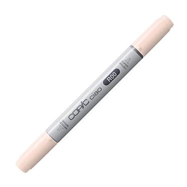 Imagem de COPIC Marcador CIAO Ponta Dupla Redonda e Chanfrada, Cor R00 Pinkish White, 1 unidade
