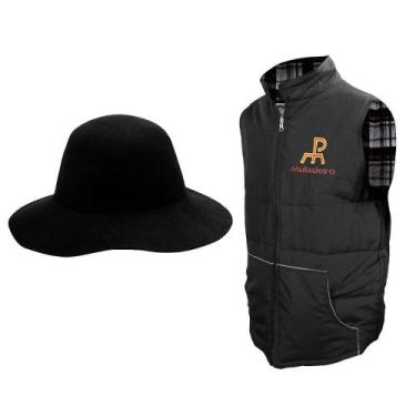Imagem de Kit Chapéu Cata Ovo + Colete Muladeiro SV53020 - Marcatto, GG