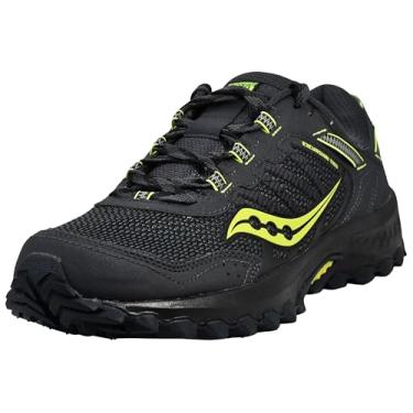 Imagem de Saucony Tênis de corrida masculino Versafoam Excursion Tr13 Road, Cinza/Citron, 11