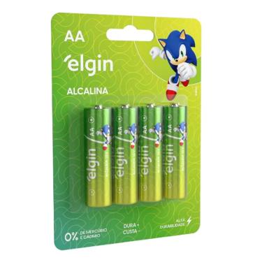 Imagem de Pilha Alcalina Pequena Aa Blister Com 04 Unidades Sonic