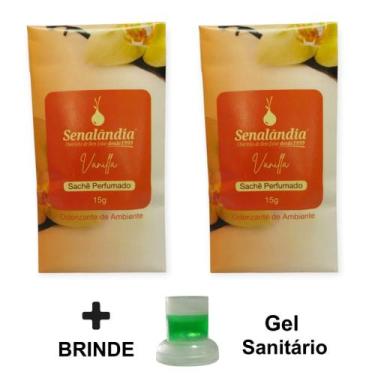 Imagem de 2 Sachê Perfumado Gaveta Armário Cheirinho de Vanilla Casa Roupa Estan