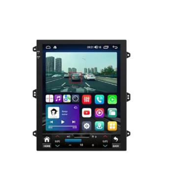 Imagem de Multimídia Universal Android Estilo Tesla 4gb RAM + 64gb HD Octa-core 9.7 Polegadas 4g Carplay Android Auto Gps Wi-fi Tela Qled Rádio