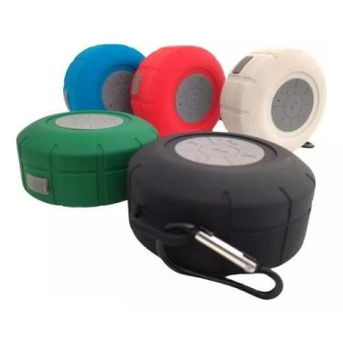 Imagem de Mini Caixinha Som Banheiro Banho Piscina Prova D'água Bluetooth Carnav