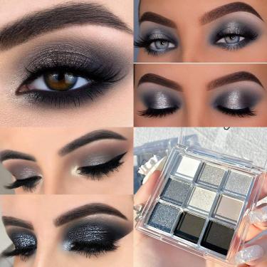 Imagem de Paleta de maquiagem para os olhos AMY'S diary Black Radiance 9 Colors