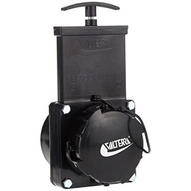 Imagem de Valterra T50 Hub de 7,62 cm x compartimento de 7,62 cm com conjunto de válvula de tampa, preto