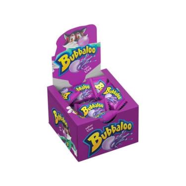 Imagem de Chiclete Bubbaloo Uva - Display com 60 Unidades de 5g