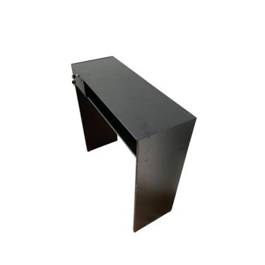 Imagem de Mesa Aparador Mdf Preto Armário Para Café Estudos Decoração