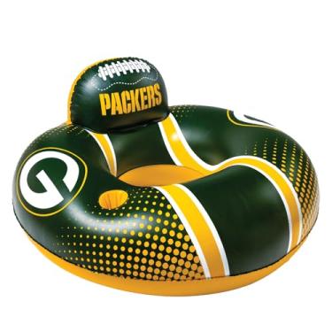 Imagem de BigMouth Boias infláveis de piscina Green Bay Packers de 106 cm oficialmente licenciadas pela NFL Fan Gear, para adultos e adolescentes