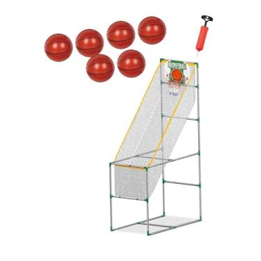 Imagem de Dynwave Crianças de jogo de basquete de arcade de arcade, com 6 Bola, 1.39m