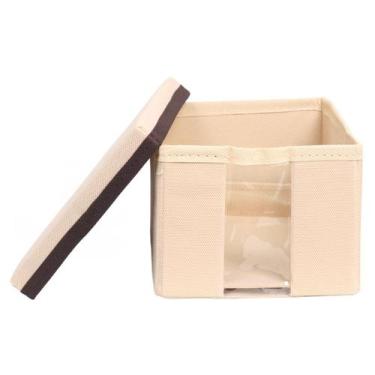 Imagem de Sapateira individual com visor e tampa caixa infantil - L 15cm x A 11c