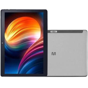 Imagem de Tablet multi ultra u10 4g+wi-fi 64gb tela 10 3gb ram cinza nb386 - Mul