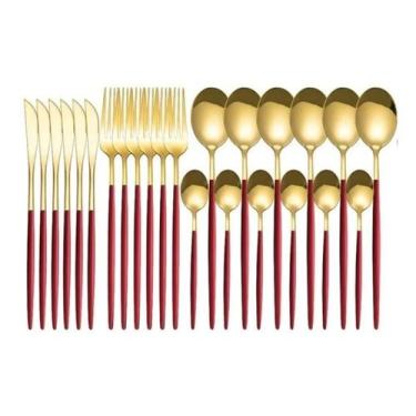 Imagem de JOGO DE TALHERES Slim 24 PÇS Rosa - Sa, Songle, Nakazaki ou Siga it-bl