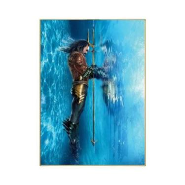 Imagem de Pôster Adesivo de Parede Aquaman e o Reino Perdido - Decoração Vintage
