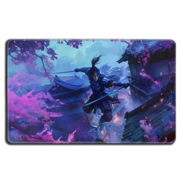 Imagem de Digital Sorcery Studio Card Game Playmat - Premium Stitched Edge - Perfect for MTG Fallout Commander Decks (Yuriko Ninja Warrior)