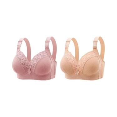 Imagem de Bralette de Renda Plus Size - Decote V Profundo - Lingerie Sexy, 38, 2