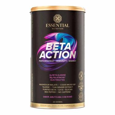 Imagem de Pré Treino Beta Action 630g S/ Cafeina Jabuticaba C/ Roma Essential - 