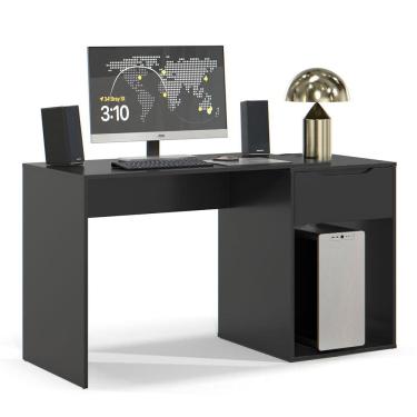 Imagem de Mesa Escrivaninha 1 Gaveta com Suporte para CPU Flop