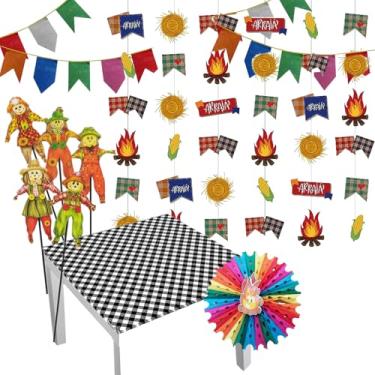 Imagem de Kit Decoração Festa Junina 18 Produtos Temáticos