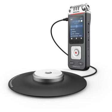 Imagem de Philips Gravador de reuniões VoiceTracer DVT8115 com teste de software semblante AI Speech-to-Text