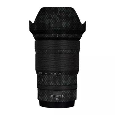 Imagem de Adesivo de lente de câmera antiarranhões para Nikon Z 24-120 mm F4S película protetora de revestimento protetor de corpo capa para 24-120 4 (verde amba)