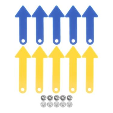 Imagem de VICASKY 5 Sets Watch Accessories Teaching Spinners Game Math Learn Whiteboard Clock Hands Only Clock Hands Learn to Tell Time Spinning Arrow for Game Spinning Arrow Plastic