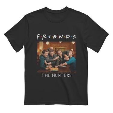 Imagem de Camiseta Unissex Serie Supernatural Friends The Hunter os caçadores al