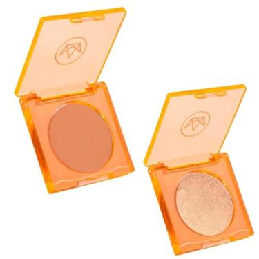 Imagem de Blush e Iluminador Mari Maria, Kit Maquiagem, Tons Glister e Up Level (Glister e UpLevel)