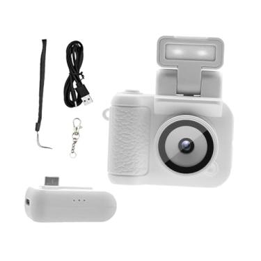 Imagem de predolo Minicâmera de vídeo Retrosnap, filmadora vintage com 6 filtros diferentes, gravador e câmera fotográfica digital para gravação de crianças, Branco