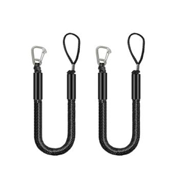 Imagem de Linhas de doca elástica para barco, corda de amarração com clipe de aço inoxidável, cordas de barco para ancoragem, acessórios de barco, terno para PWC, caiaque, jet ski, Seadoo, WaveRunner, pontão