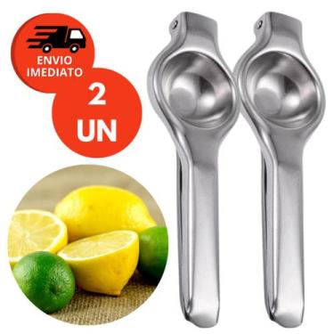 Imagem de Espremedor Amassador Limão Frutas Inox Manual Reforçado Bar Drink Bebi