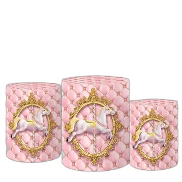 Imagem de Trio De Capas 3D Sublimado Carrossel Fcc-418