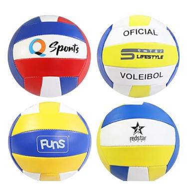 Imagem de Bola de Vôlei Oficial, 22cm de Diâmetro, PVC e Vinil, 280g, Multicolorida SORTIDA
